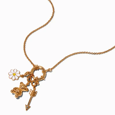 T H E M E x Claire's Girly Gold-tone Rope Chain Charm Necklace