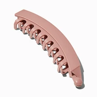 Matte Mauve Banana Hair Claw