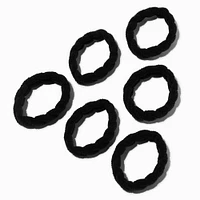 Black Swizzle Hair Ties - 6 Pack