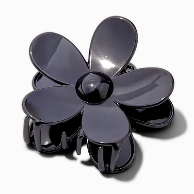 Hematite Flower Medium Hair Claw