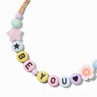 "Be You" Beaded Adjustable Bracelet