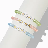 Best Friends ''Mama & Minis'' Beaded Stretch Bracelets - 3 Pack