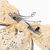 Lace Hair Bow Clip