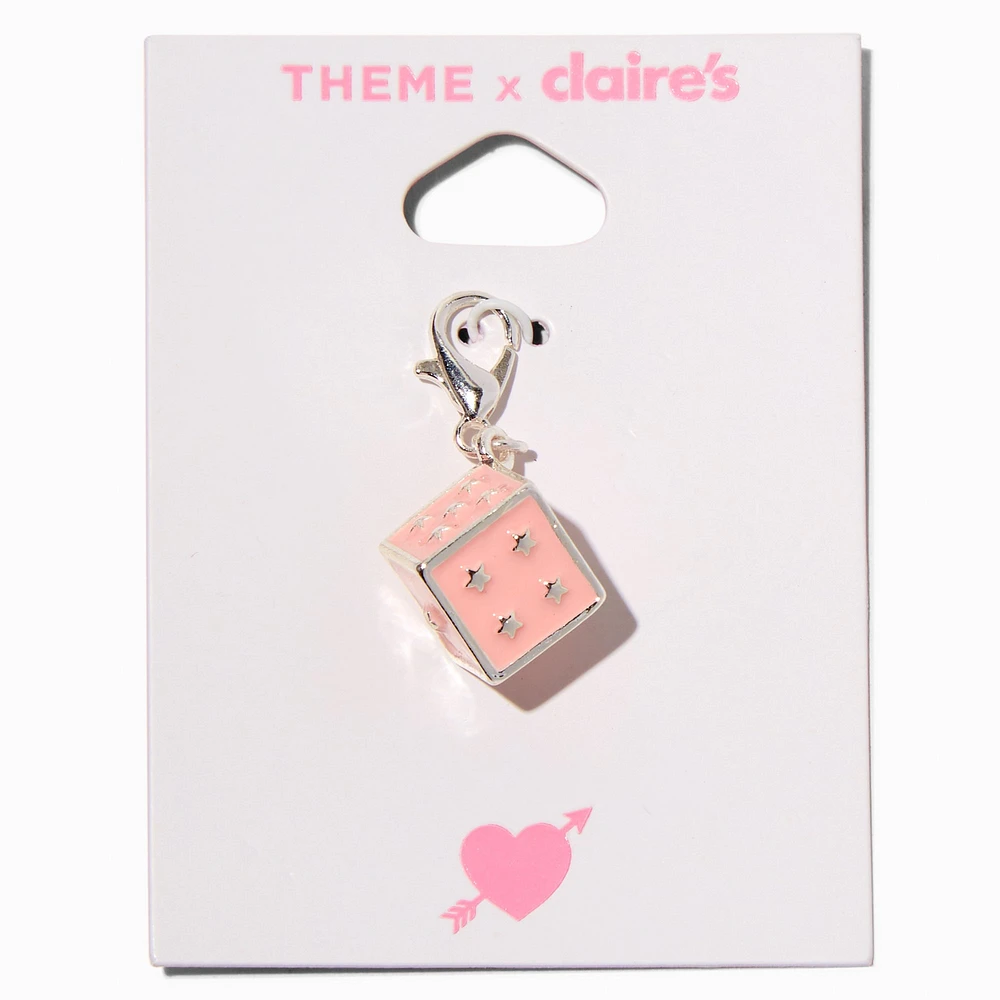 T H E M E x Claire's Pink Dice Charm