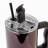 Chrome Stainless Steel Handled Tumbler