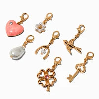 T H E M E x Claire's Gold-tone Lucky Charm Bracelet