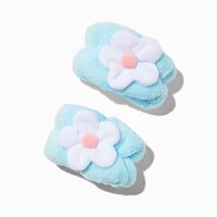 Blue Daisy Face Washing Wrist Bands - 2 Pack