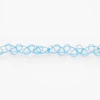 Celestial Icons Tattoo Choker Necklace - Blue