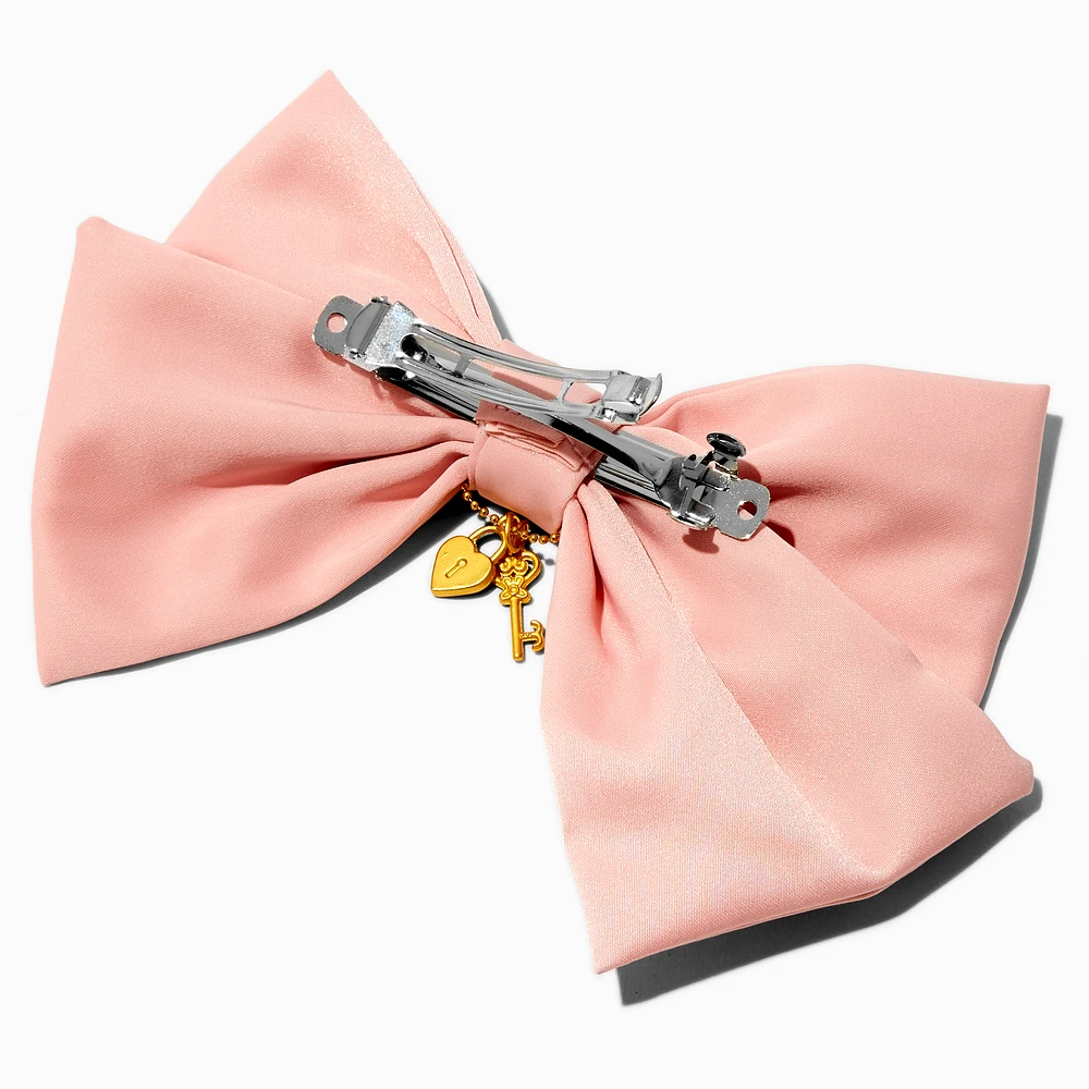 T H E M E x Claire's Heart Lock & Key Hair Bow Clip