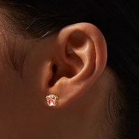 C LUXE by Claire's 18kt Gold Plated Crab Stud Earrings