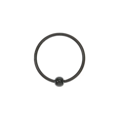 22G Sterling Silver Beaded Nose Ring