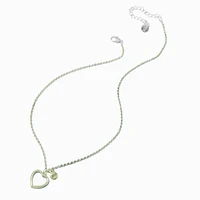 Best Friends Flower, Heart & Butterfly Cut-Out Pendant Necklaces - 3 Pack