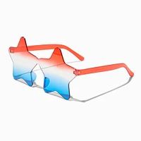 Stars & Stripes Red, White & Blue Star Sunglasses