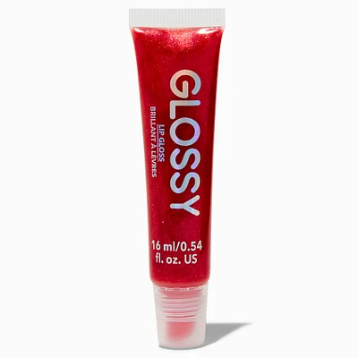 Red Holographic Glossy Lip Gloss