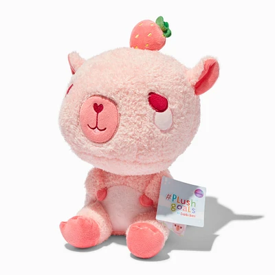#Plush Goals by Cuddle Barn® 10'' Sylvie the Strawberry Capybara Plush Toy
