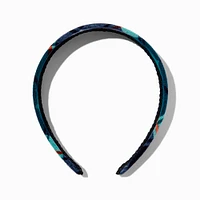 Blue Plaid Headband