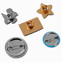 DIY Retro Music Pin Set - 5 Pack