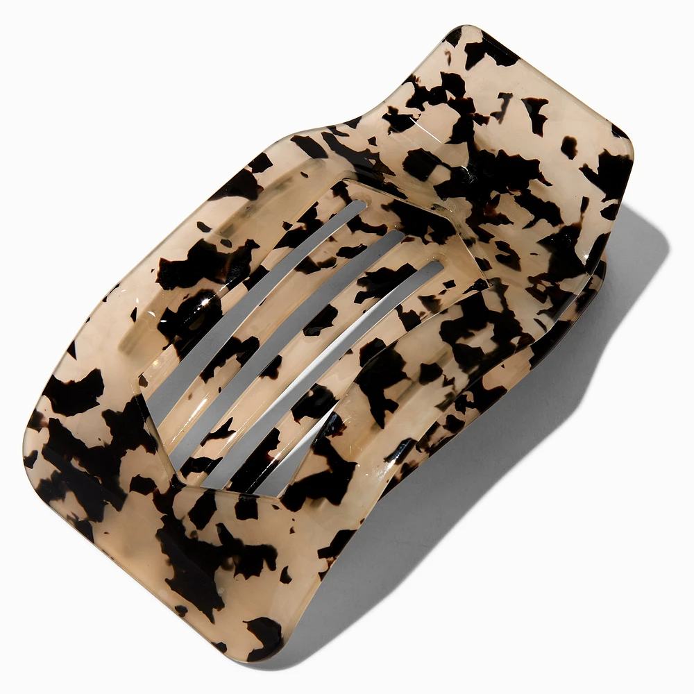 Blonde Tortoiseshell Rectangle Yoga Hair Claw