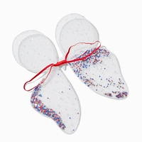 Stars & Stripes Shaker Glitter Wings
