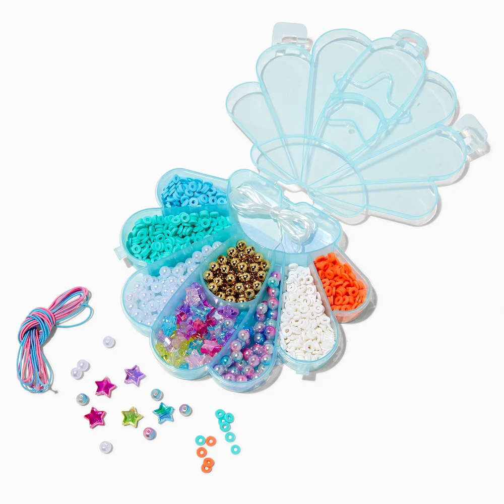 Blue Clamshell Make-It-Yourself Bead Kit