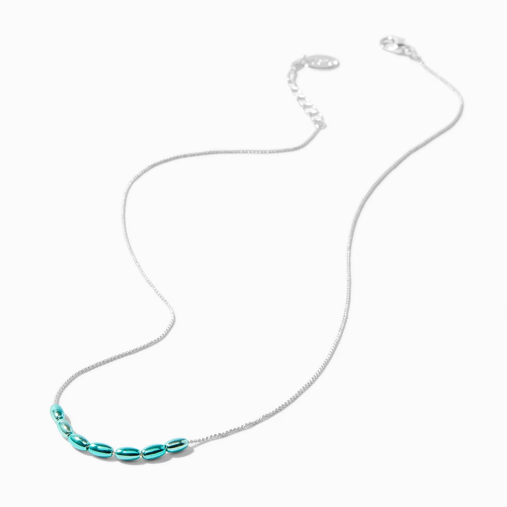 Anodized Slide Bead Chain Necklace