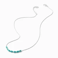 Anodized Slide Bead Chain Necklace