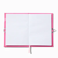 Chibi Patches Pink Plush Lock Diary