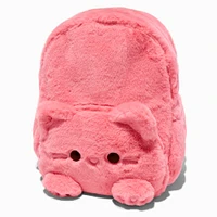 Claire's Club Furry Pink Cat Dome Backpack