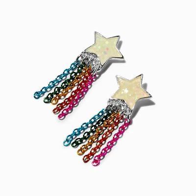 Glow in the Dark Shooting Star Stud Earrings 