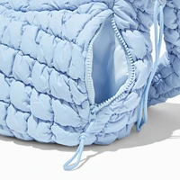 Blue Puffy Sling Shoulder Bag