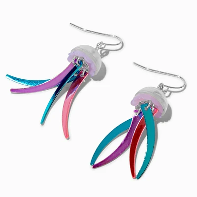 Marble Jellyfish 1" Drop Earrings 