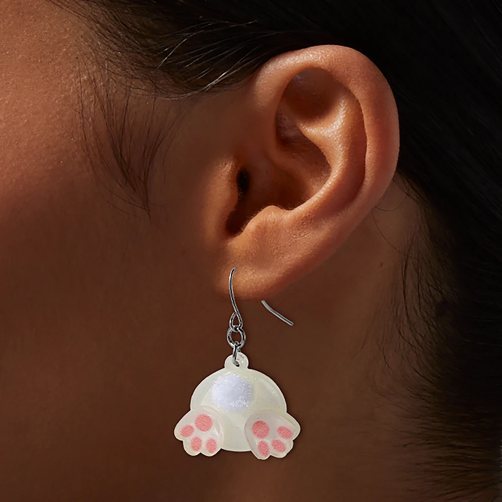 Easter Bunny Butt Drop Earrings
