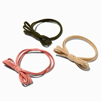 Boho Bow Hair Ties - 6 Pack