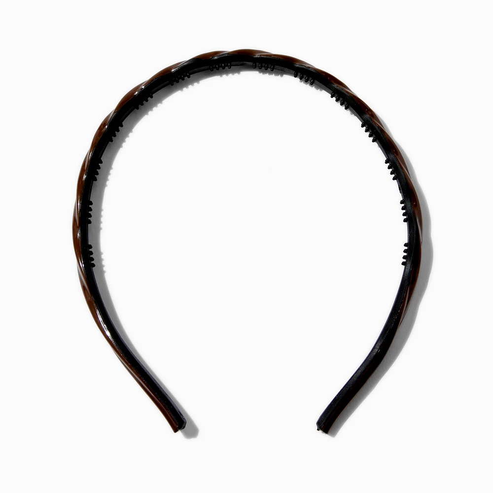 Brown Twist Adjustable Headband