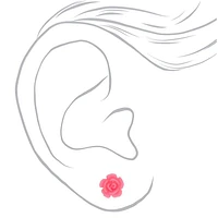 Pink Parisian Love Stud Earrings - 6 Pack