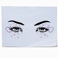 Pastel Purple Heart Eye Gems