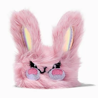 Pink Fuzzy Bunny Slap Bracelet 