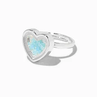 Claire's Club Pastel Shaky Heart Rings - 5 Pack