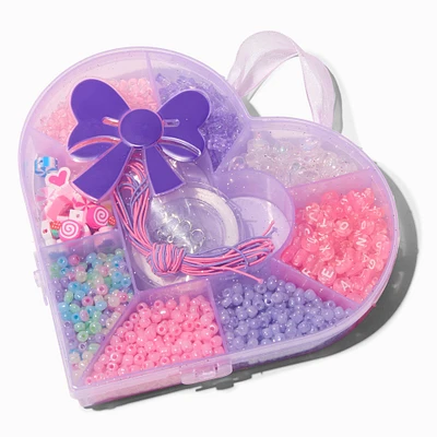 Pink Heart Make-It-Yourself Bead Kit