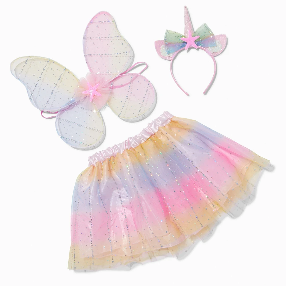 Claire's Club Pastel Unicorn Dress Up Set - 3 Pack