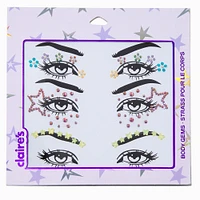 Star, Daisy & Butterfly Mixed Eye Gems - 3 Pack