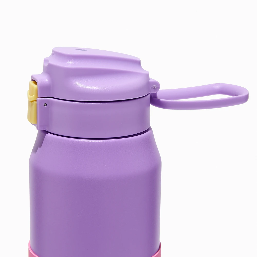 Pink & Colorblock Stainless Steel Water Bottle