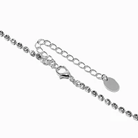 Rhinestone Vine Y-Neck Statement Necklace