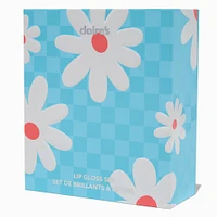 Blue Daisy Mini Book Lip Gloss Set