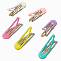 Claire's Club Pastel Snap Hair Clips - 6 Pack