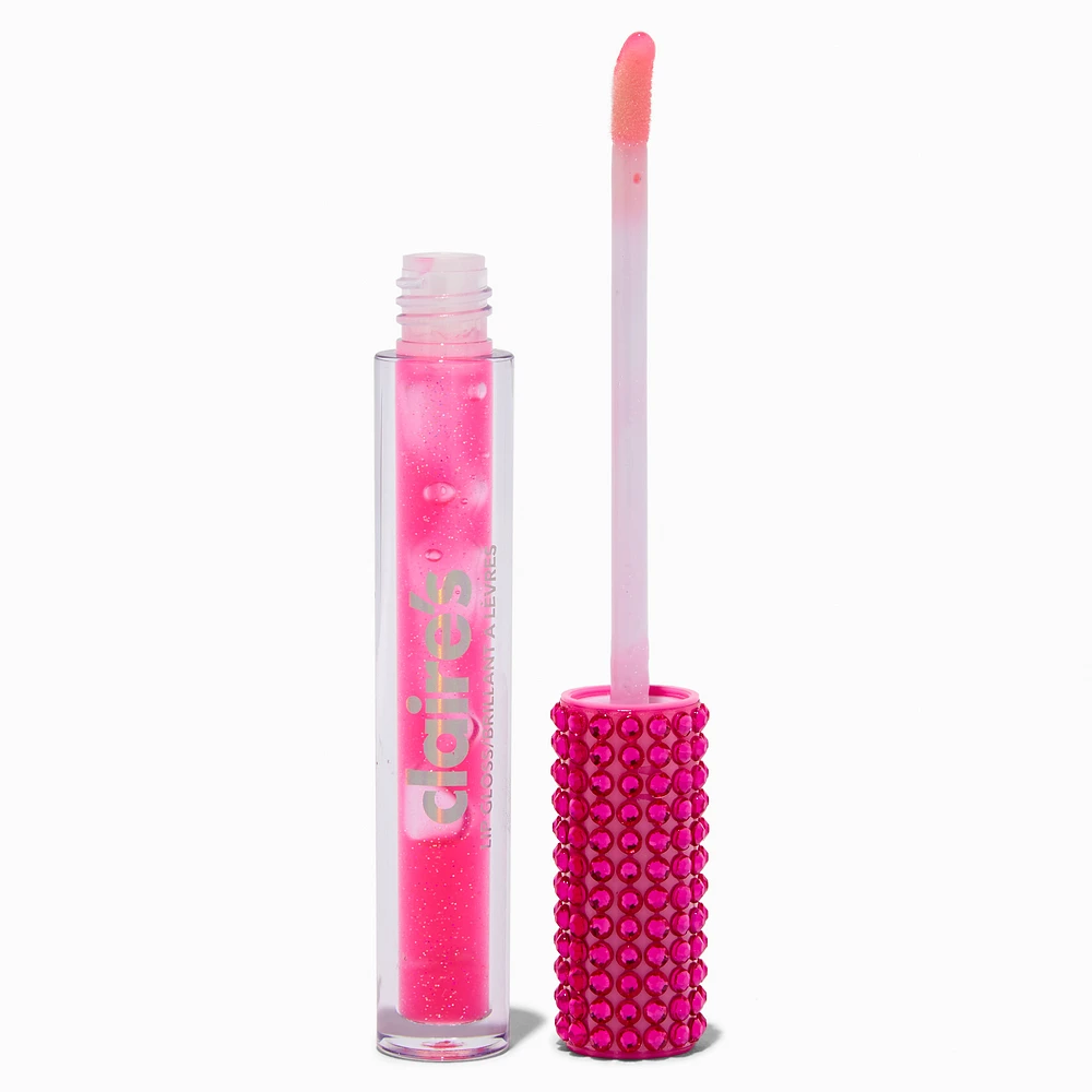 Pink Bling Glitter Lip Gloss Wand