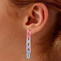 Lucite Dream Chain Earring Stackables Set - 3 Pack