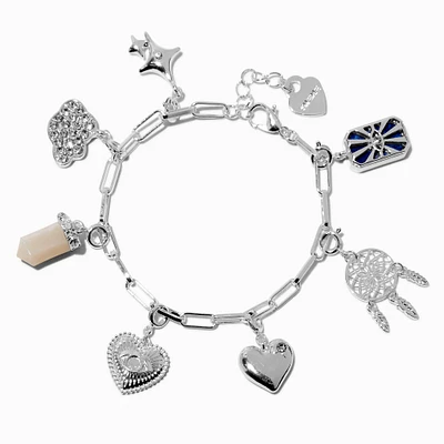 T H E M E x Claire's Silver-tone Dream Charm Bracelet