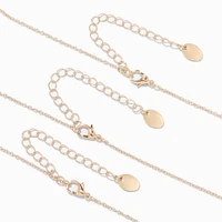 Best Friends Cat Donut Pendant Necklaces - 3 Pack