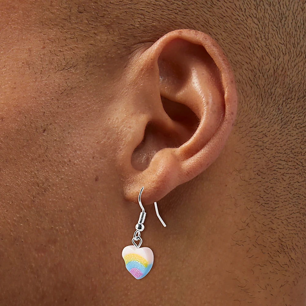 Mixed Pastel Butterfly Studs & Drop Earrings Set - 6 Pack